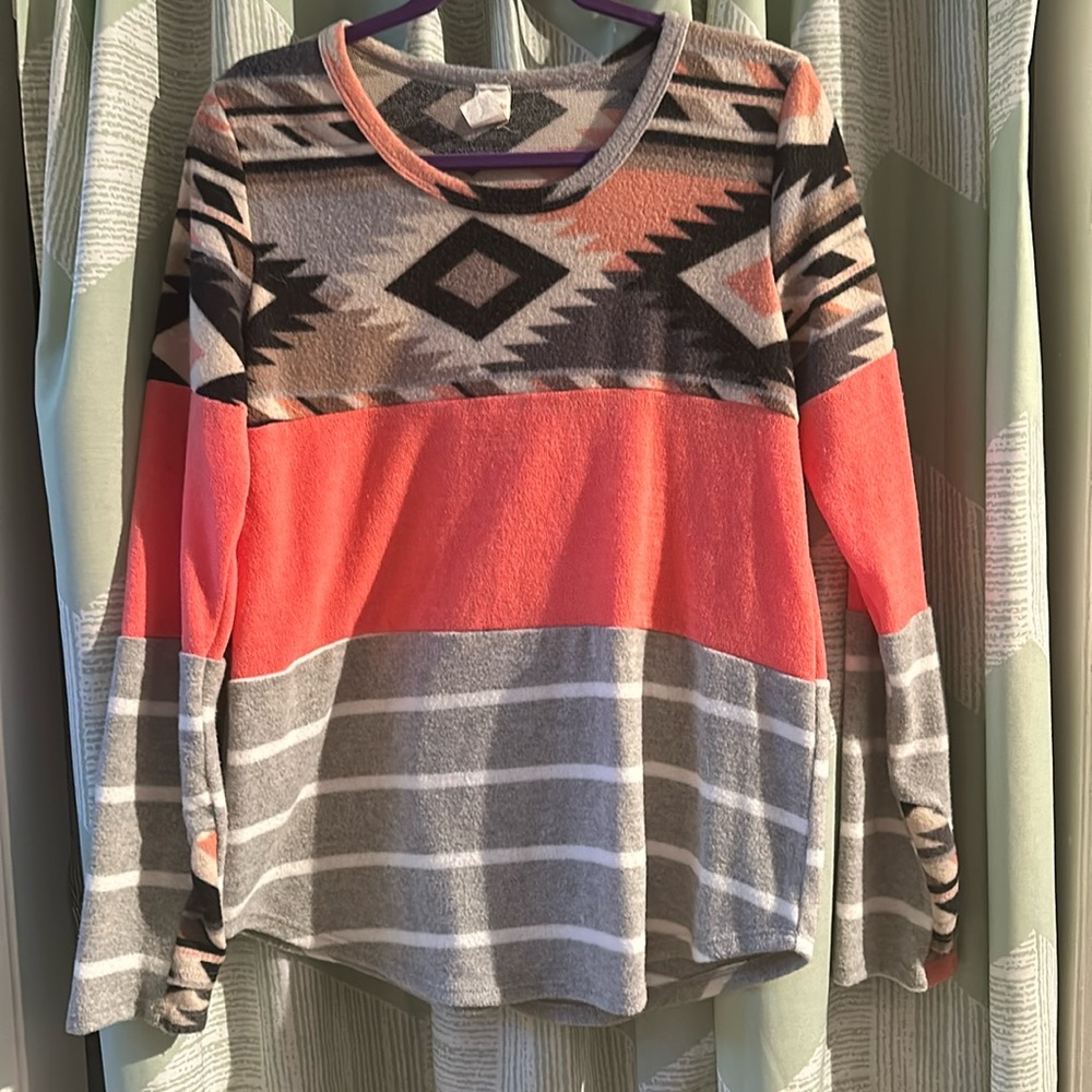 Aztec Print Sweater